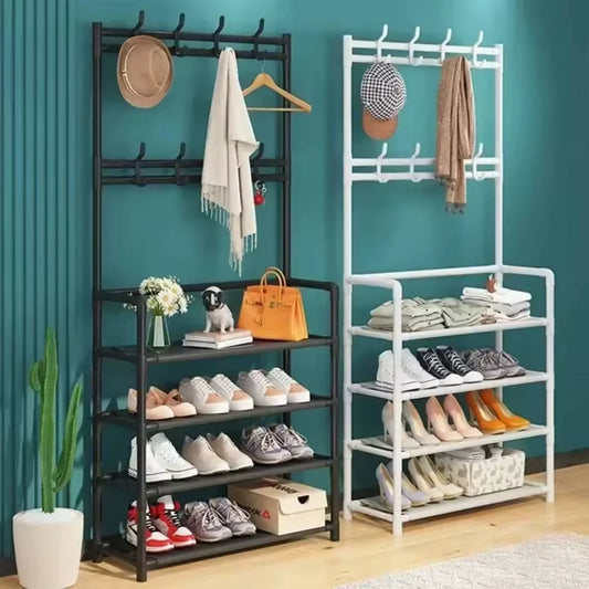 Organizador de zapatos con perchero